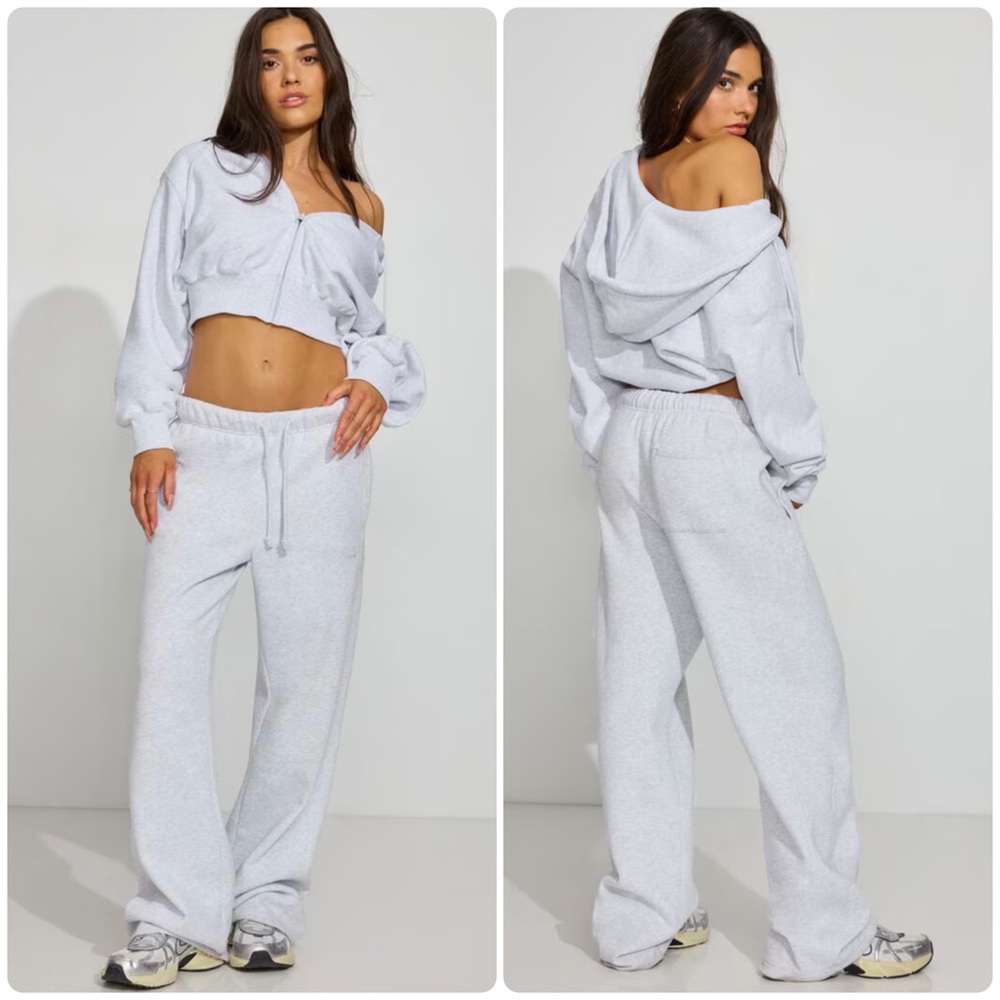 GARAGE 🏡 Ultra Fleece Straight Sweatpants - Spring Grey - Size XS